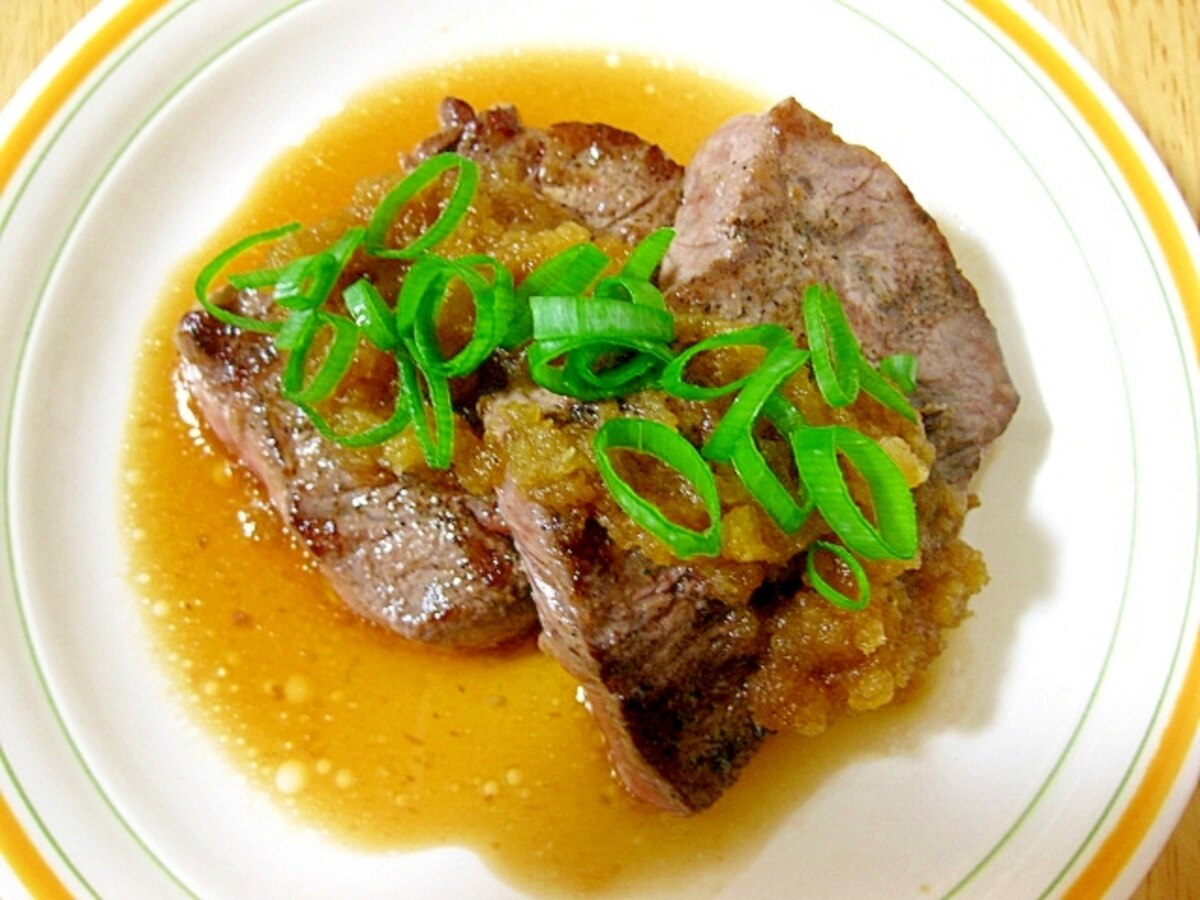 牛肉ステーキのおろしわさびソース レシピ 作り方 By Bird23 楽天レシピ 牛肉ステーキのおろしわさびソース レシピ 作り方 By Bird23 楽天レシピ
